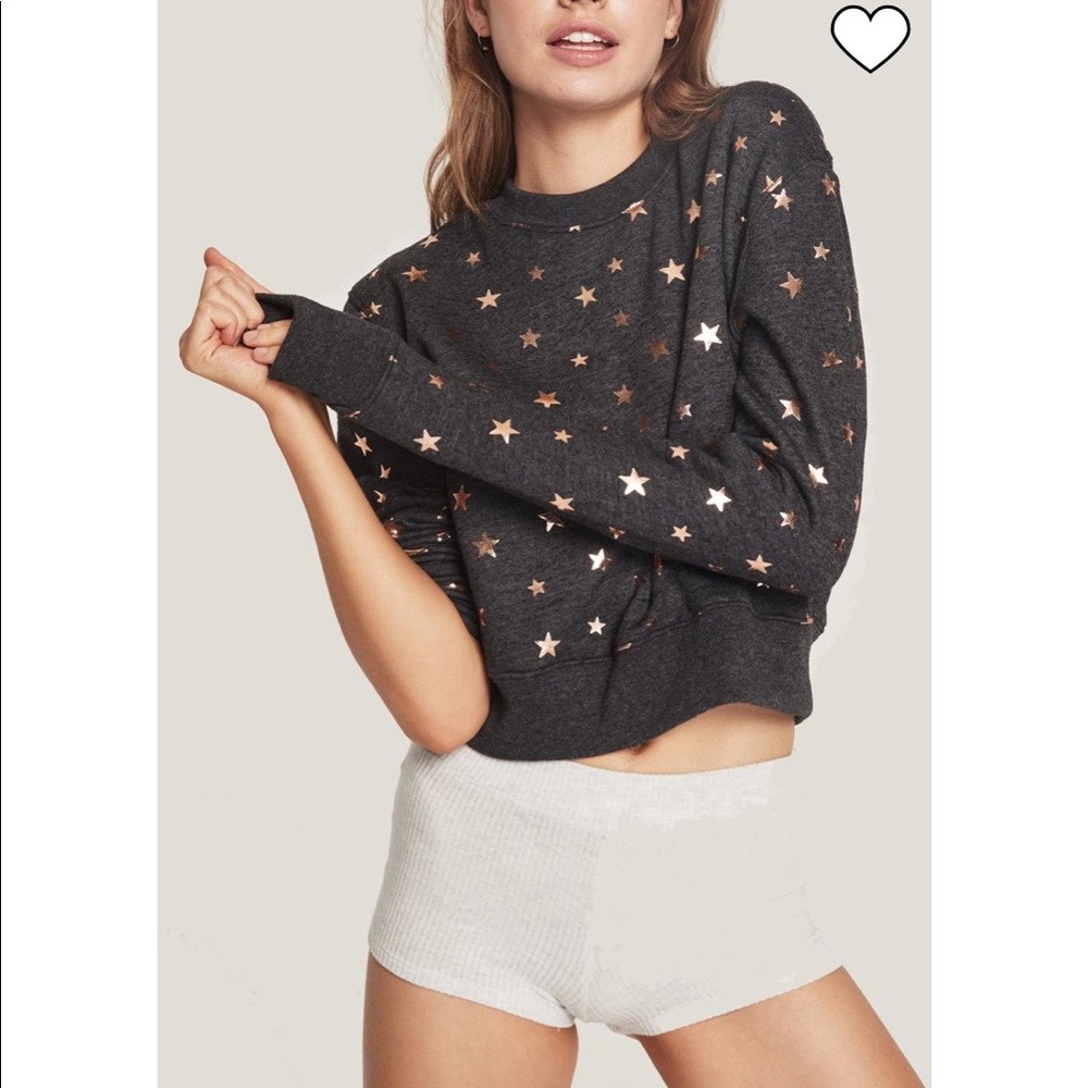Spiritual Gangster Star Crop Sweatshirt